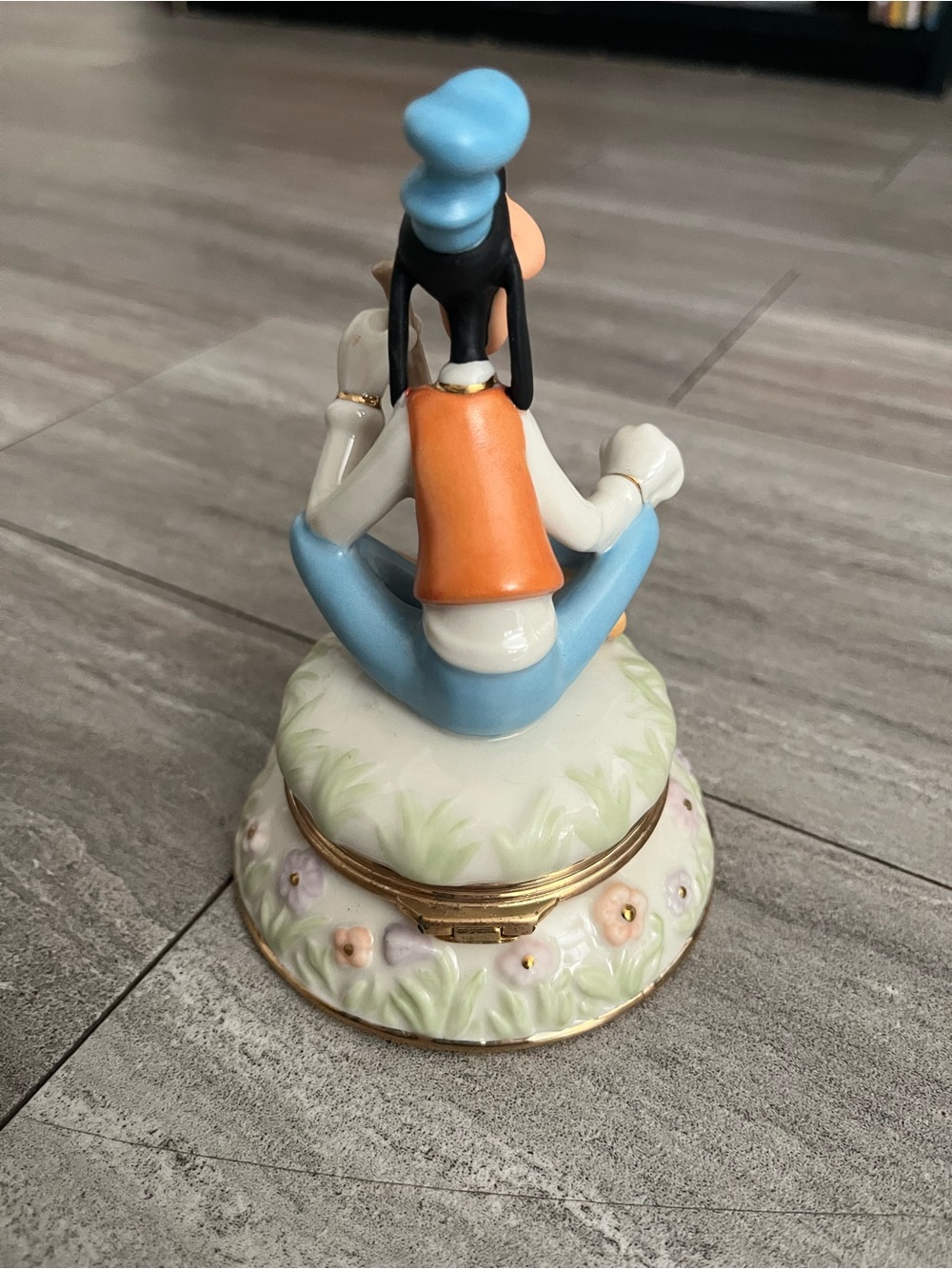 LENOX Disney PRACTICE WITH GOOFY Baseball Jewelry TREASURE BOX Trinket LN!! - Picture 4 of 6